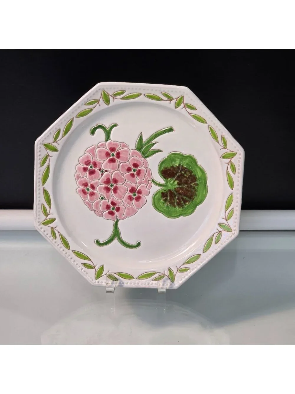 Vintage Italian 1671 Octagonal Lunch Plate 9.75